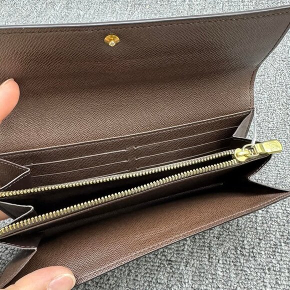 LOUIS VUITTON Portefeuille Sarah Ebene Damier Wallet 370-040825 - Picture 8 of 8